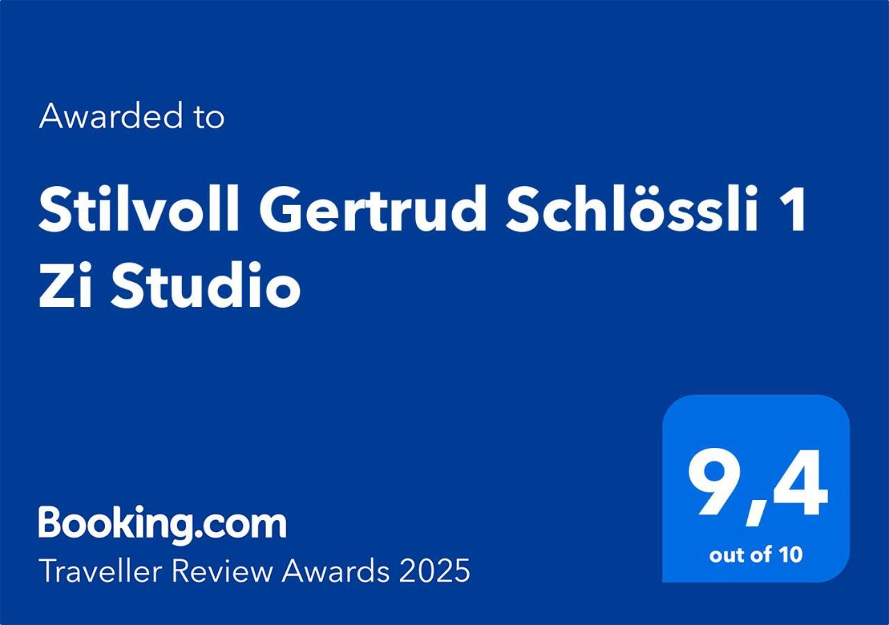 Stilvoll Gertrud Schloessli 1 Zi Studio St. Gallen Ngoại thất bức ảnh